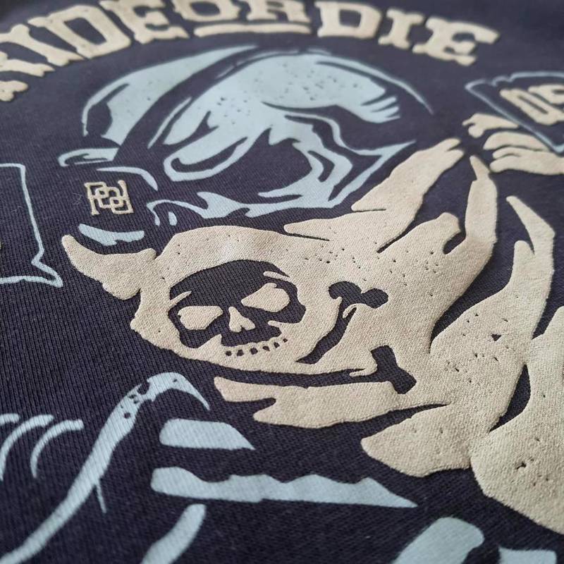 PRIDE OR DIE Pirate hoodie -black